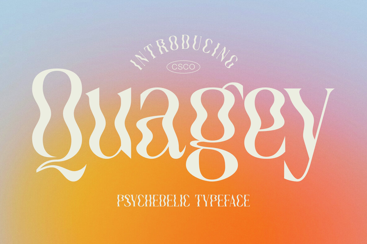 Introducing Quagey: The Abstract Font That Challenges Design Norms