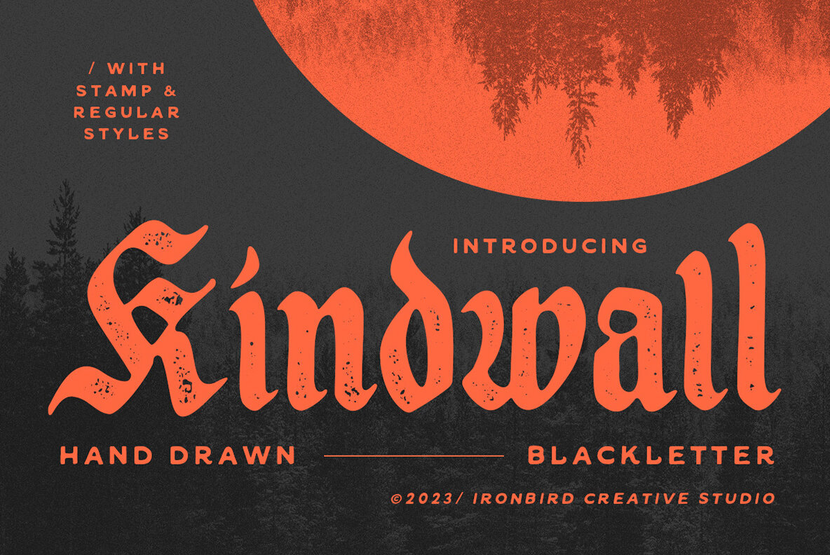 Kindwall: The Bold Typeface Amplifying the Echo of Old-World Charm