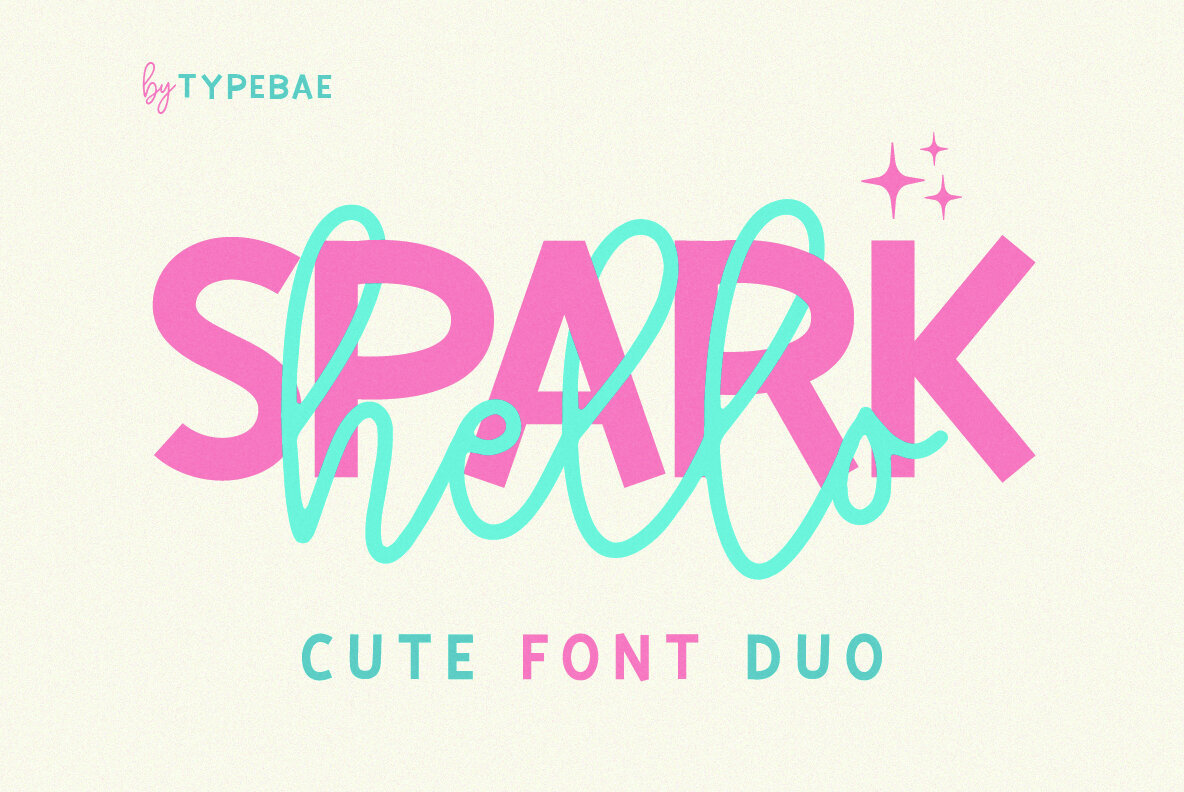 Introducing Hello Spark Font: The Playful Addition to Your Design Toolbox