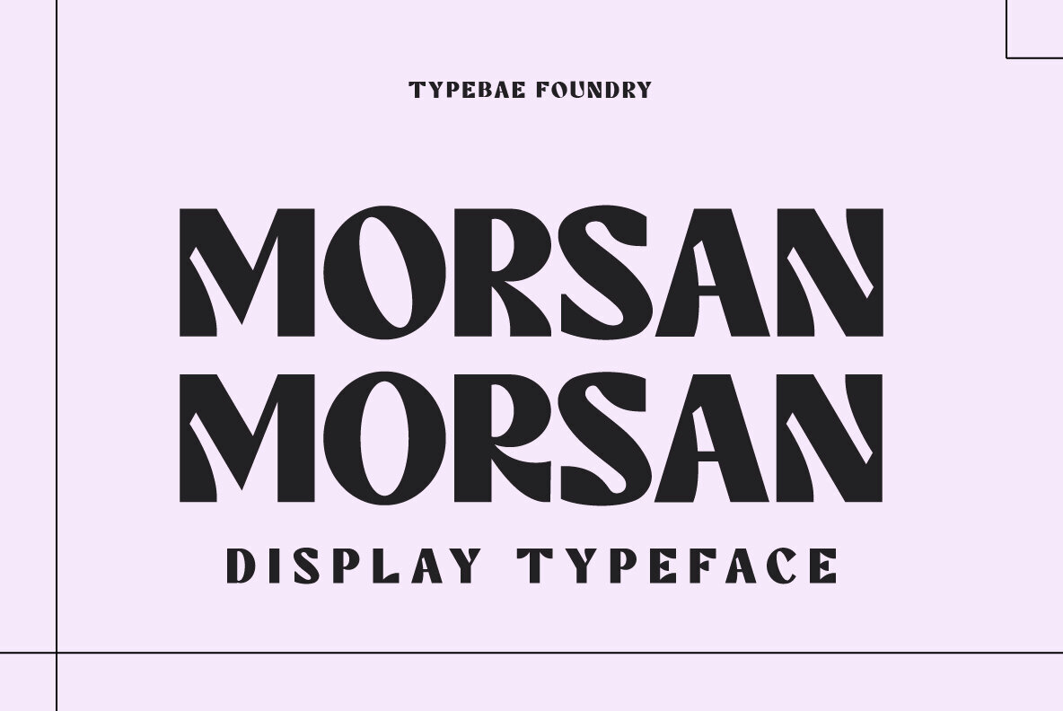 Journey into the Enchanted Realm of Design with Morsan Typeface