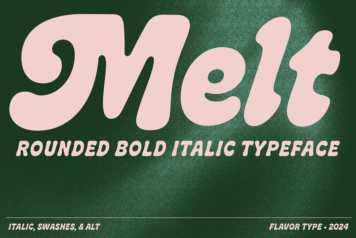 Melt Font: Your Passport to Retro-Inspired Design Triumphs