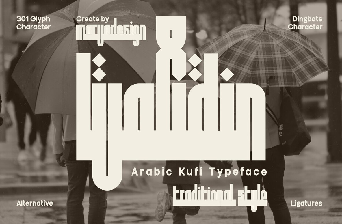 Bridging Past and Present: The Walidin Font Tailored for Modern Design