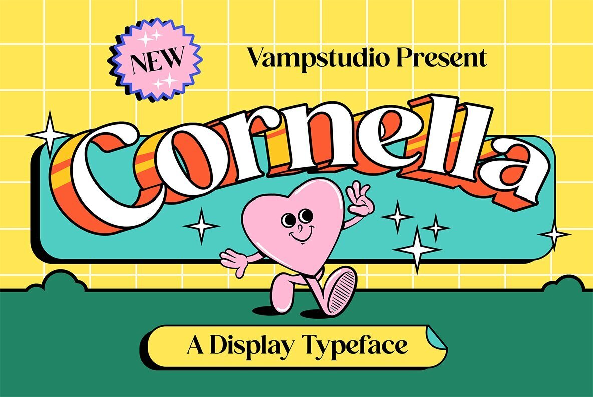 Cornella: The Font That Transports Design Back to the 90s