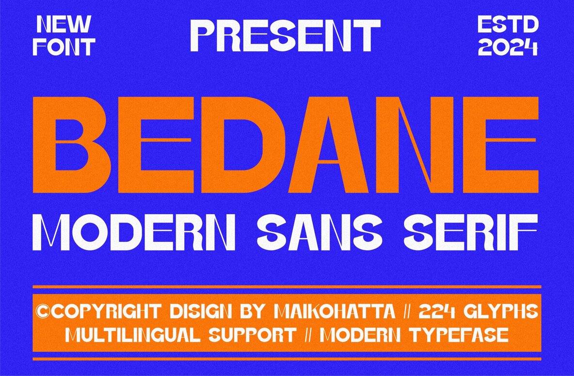 Bedane: The Sans Serif Sweetheart Elevating Your Design Endeavours