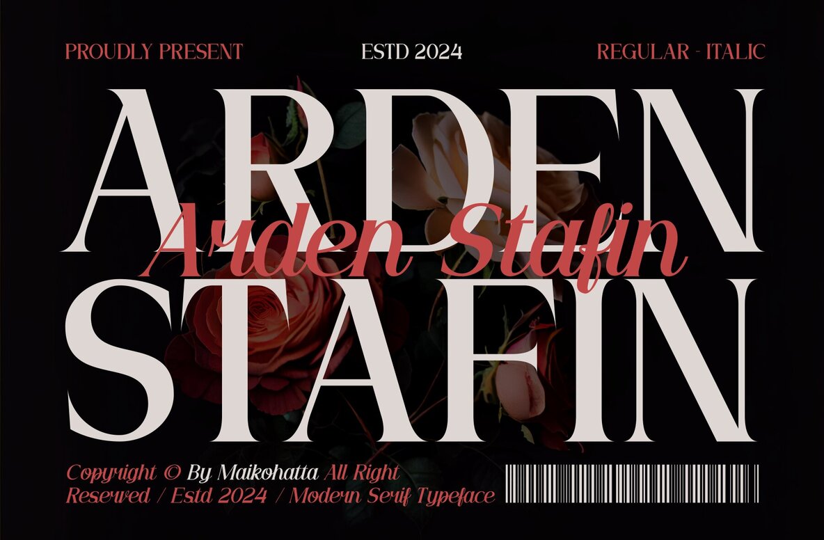 Arden Stafin: The Serif Sensation Redefining Typographic Elegance