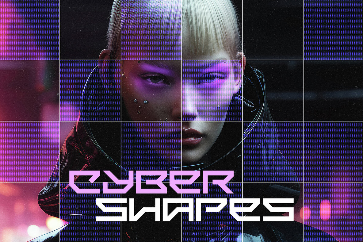 Download Cyber Shapes Photo Effect Graphics