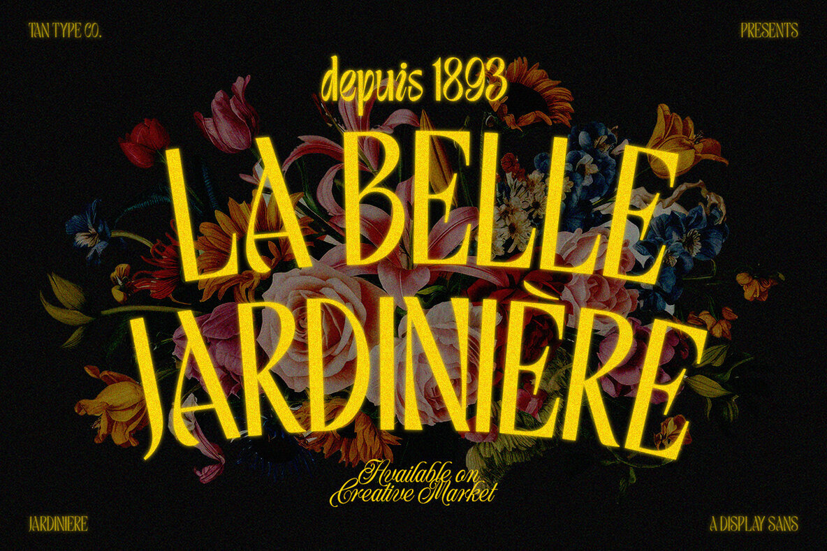 Tan Jardiniere Font