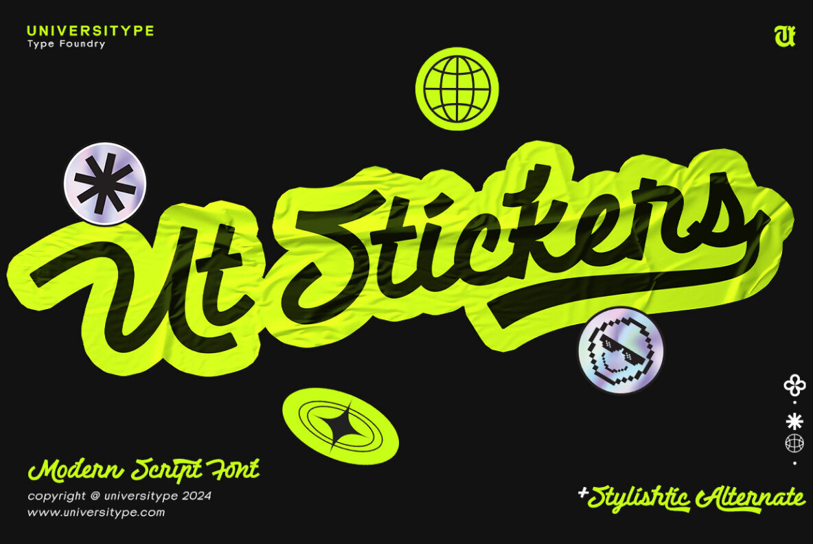 UT Stickers Font