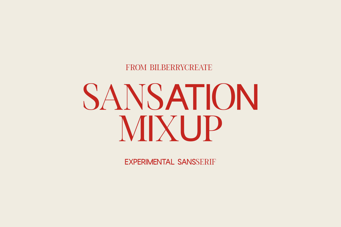 Sansation Mixup Font