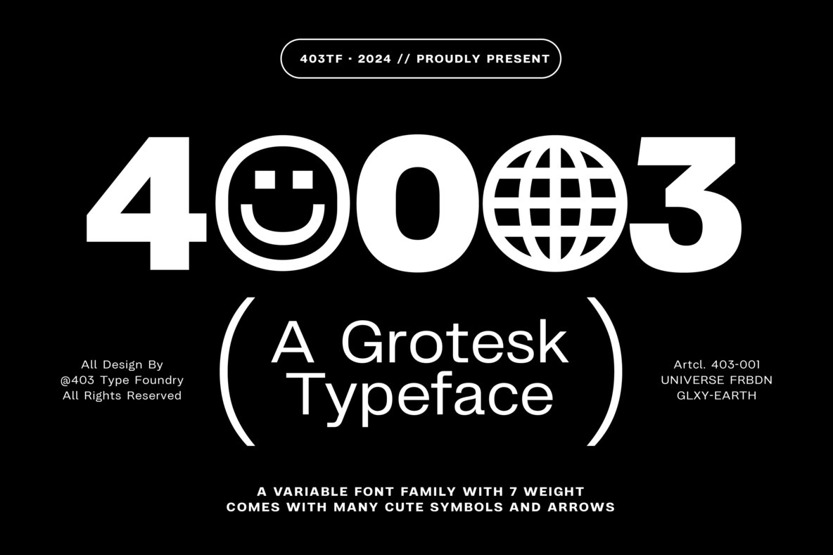 403 Grotesk Font