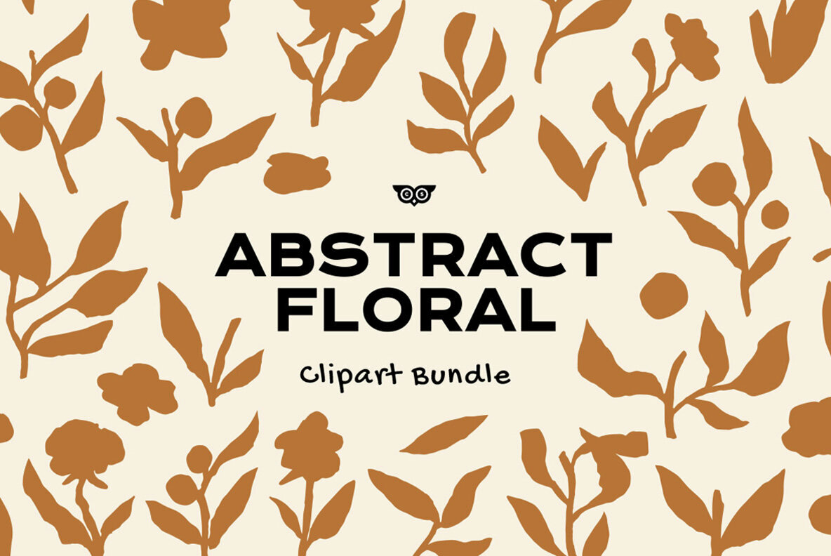 Download Abstract Floral Clipart Bundle Graphics