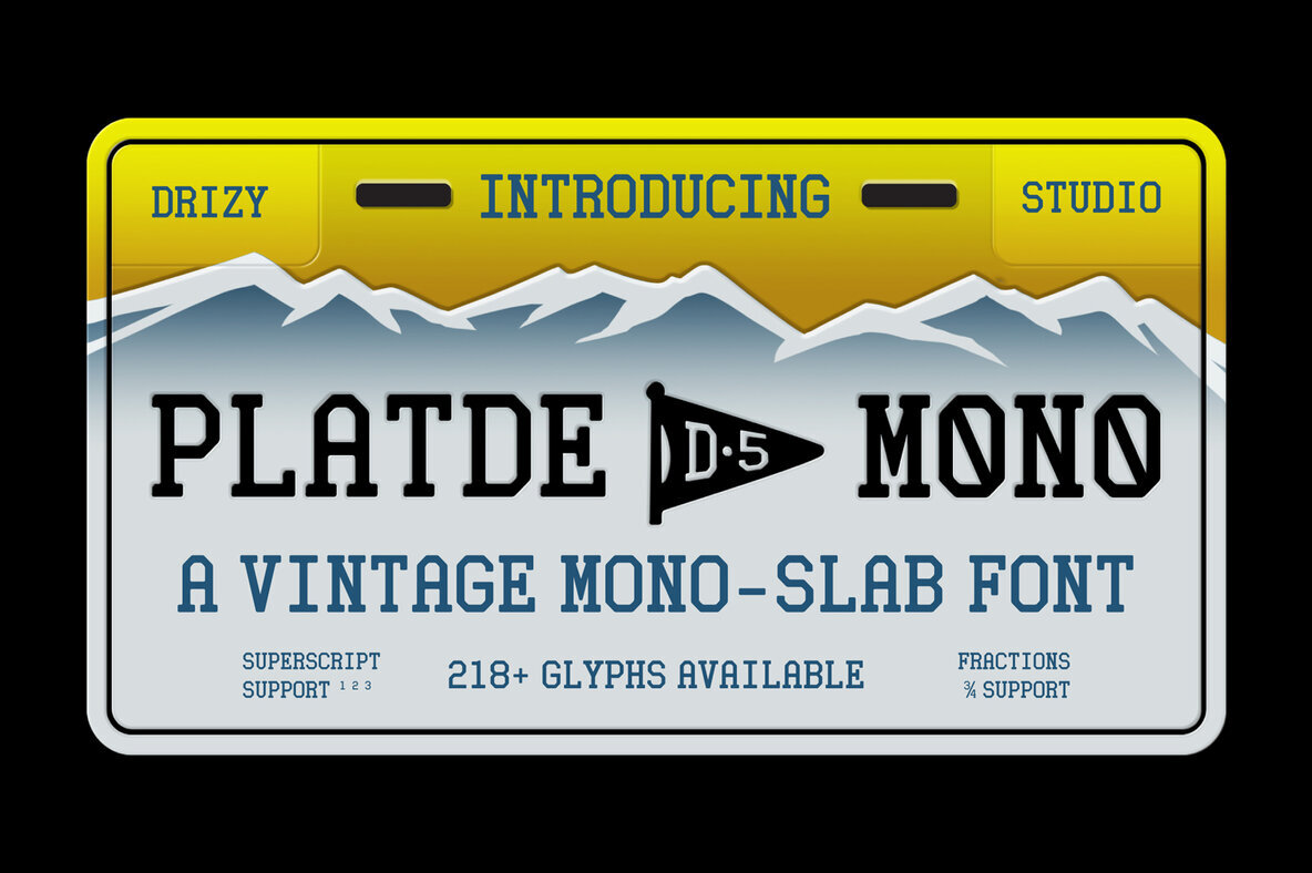 Platde Mono Font