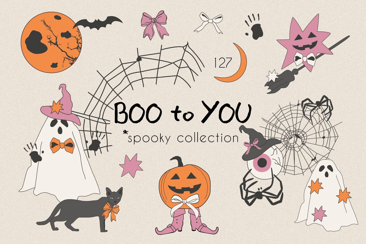 Download Boo to You Halloween Collection Graphics