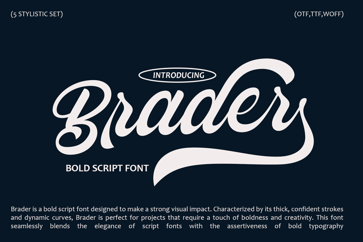 Brader Font