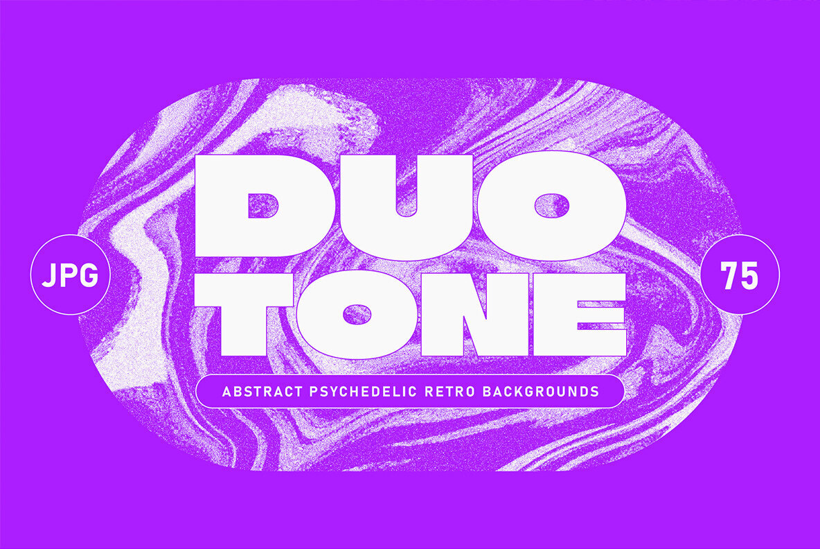 Download Duotone Psychedelic Textures Graphics