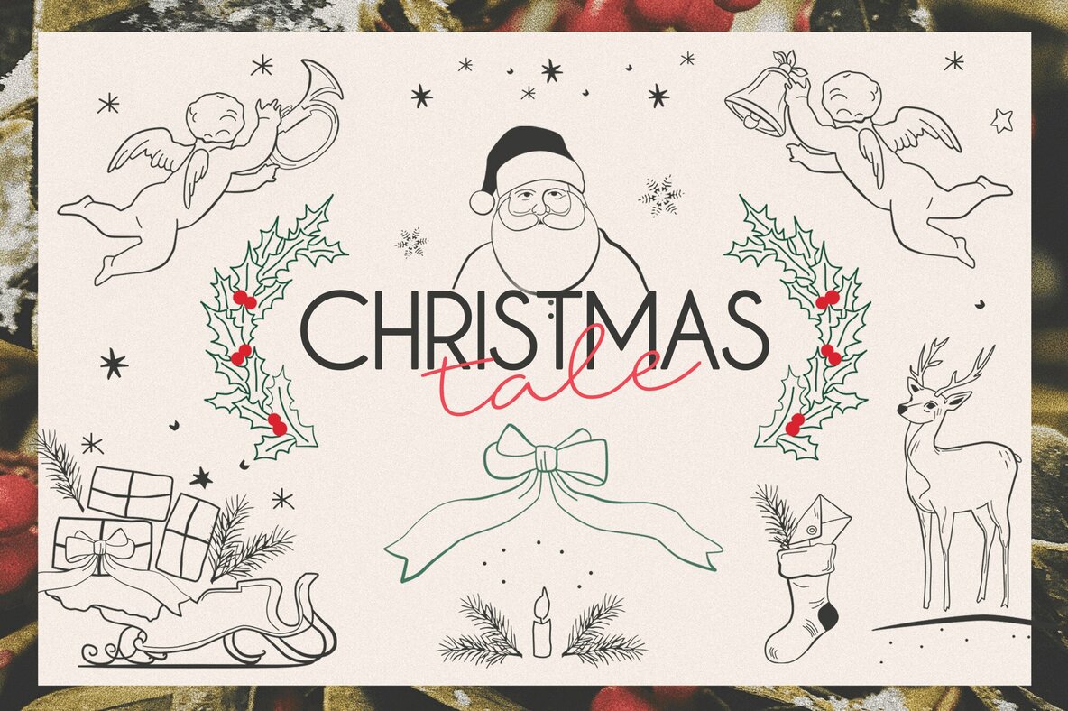 Download Christmas tale – holidays art Graphics