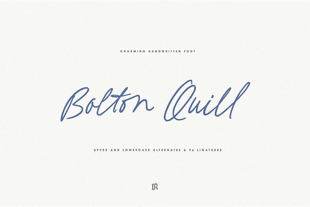 Bolton Quill Script Font