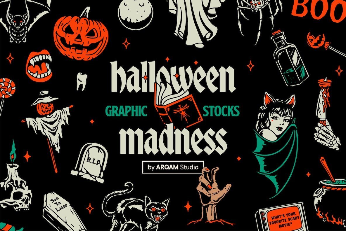 Download Halloween Madness Graphic Stocks Graphics