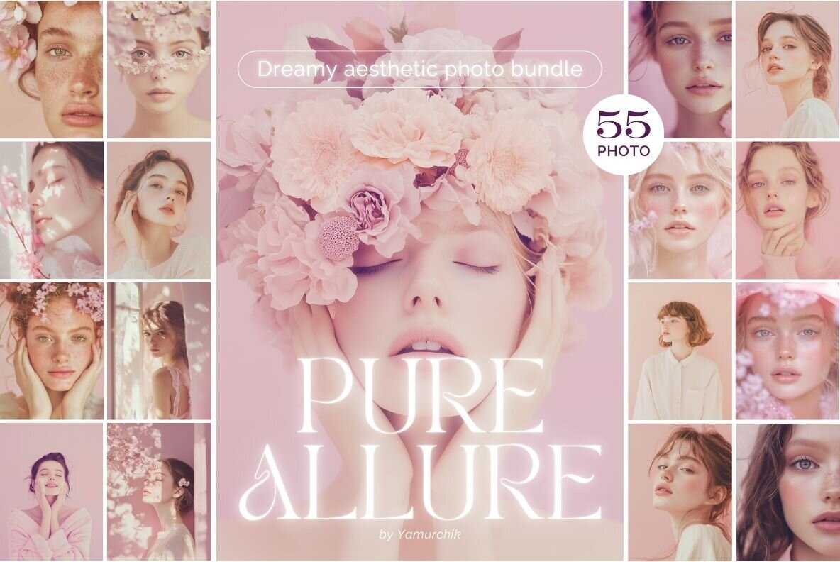 Download Pure Allure – Beauty Stock Photo Bundle Graphics