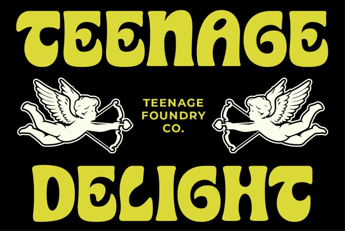 Teenage Delight Font