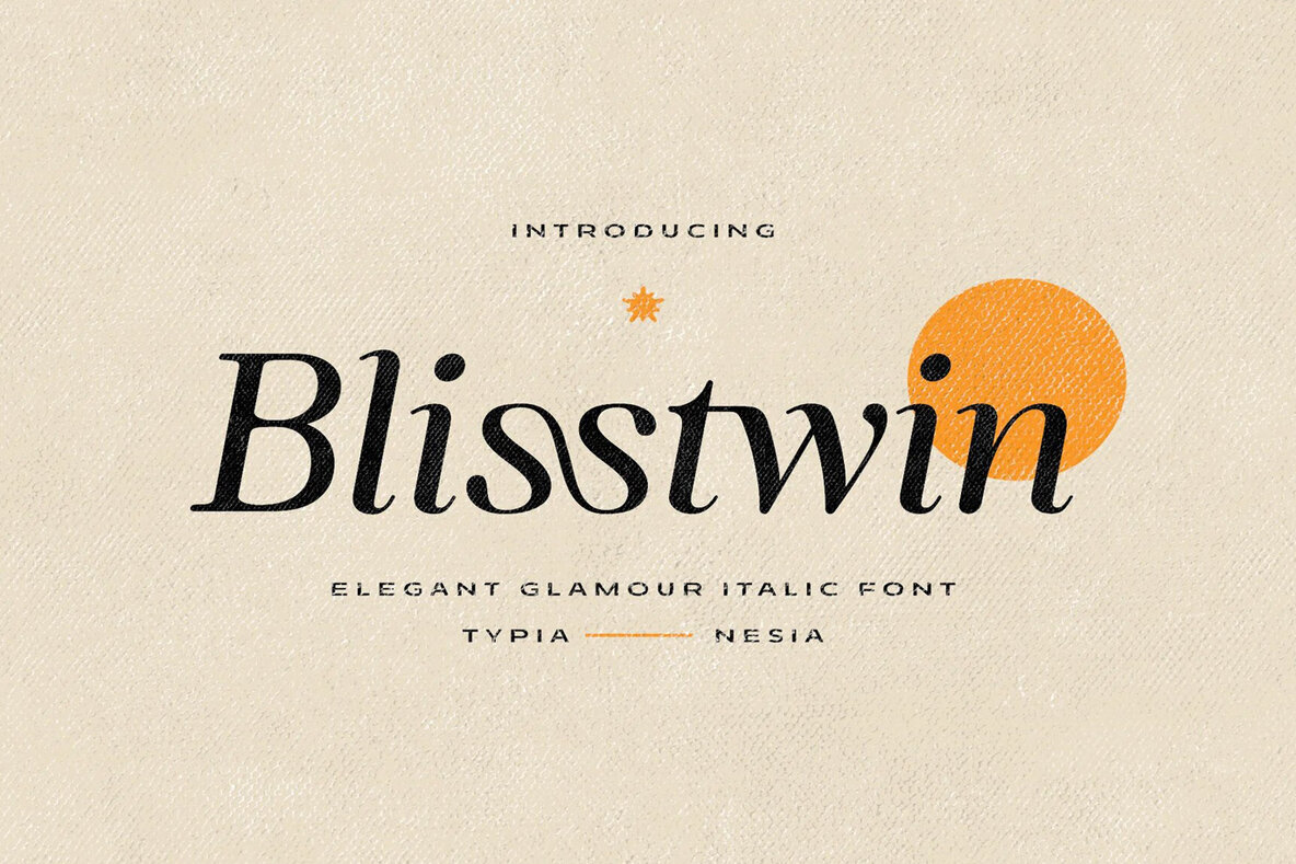 Blisstwin Font