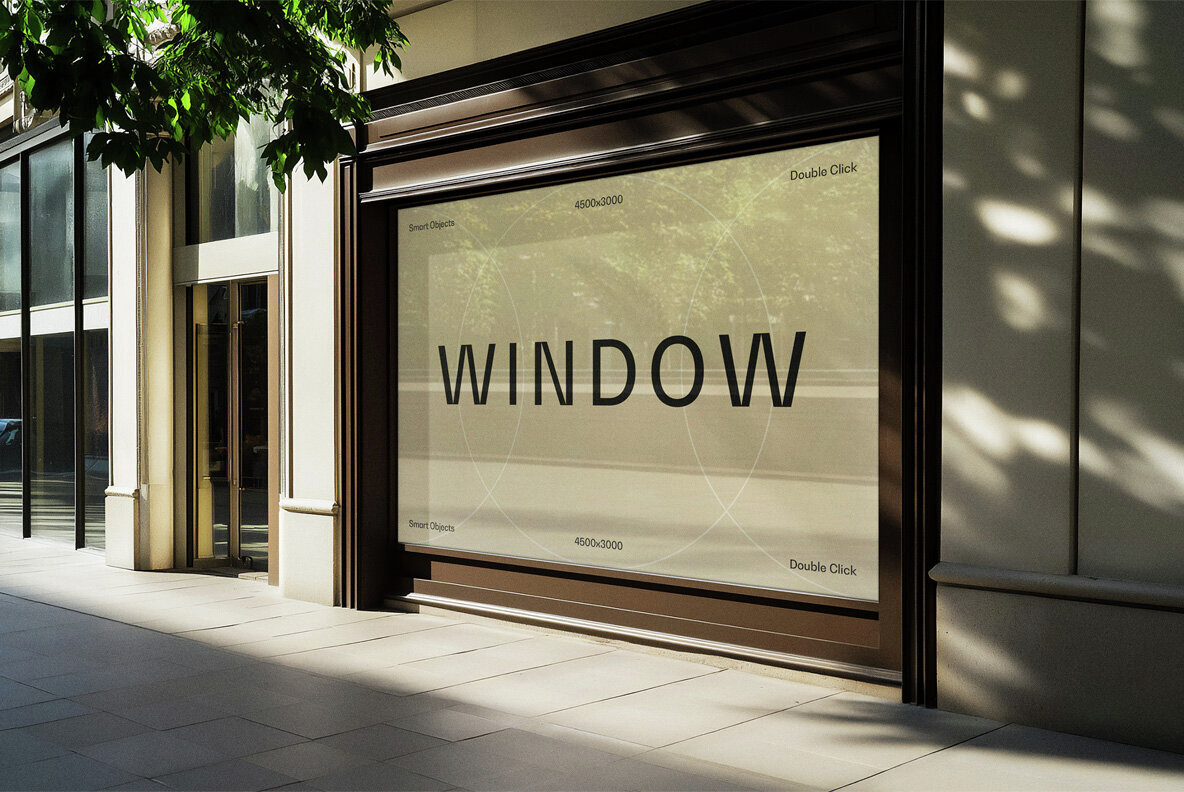 Download Window Banner Mockup Graphics