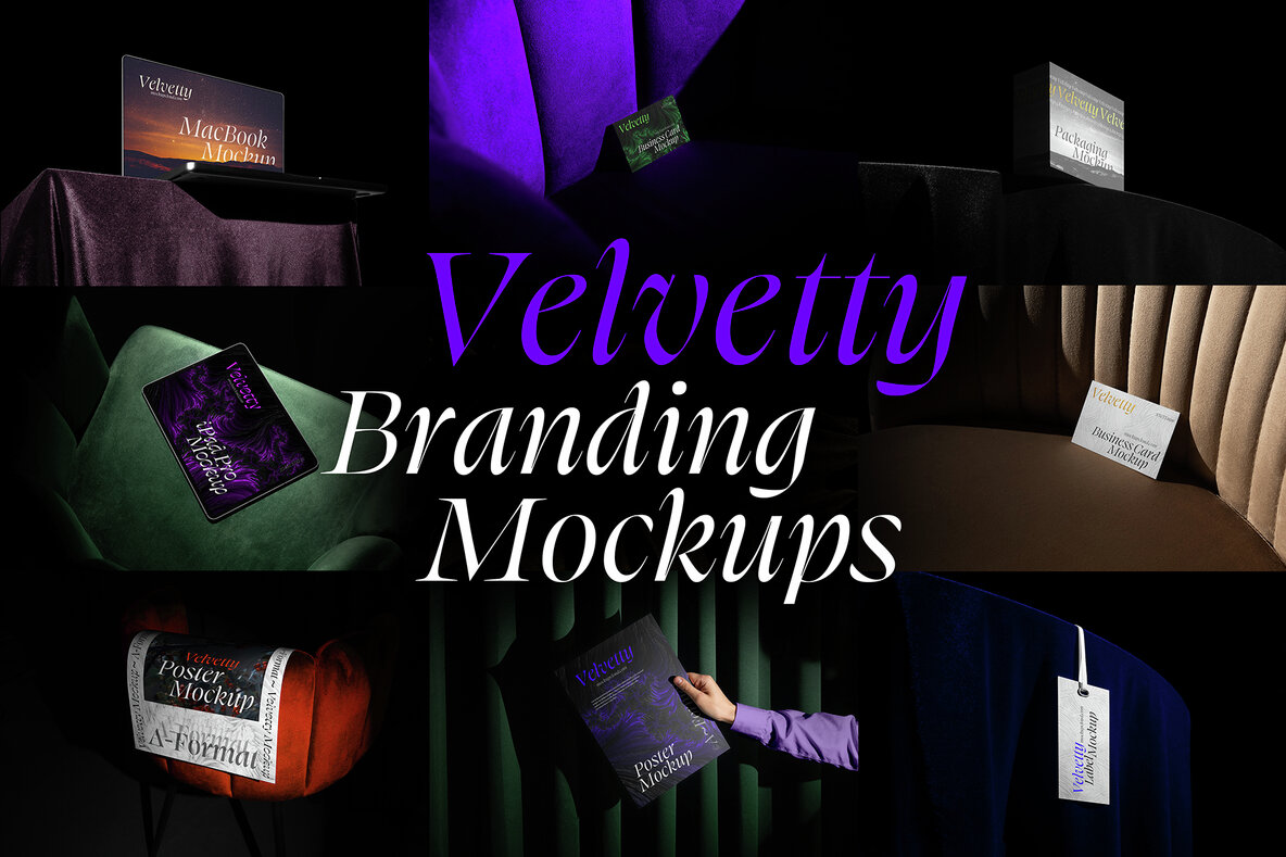 Download Velvetty Branding Mockups Bundle Graphics