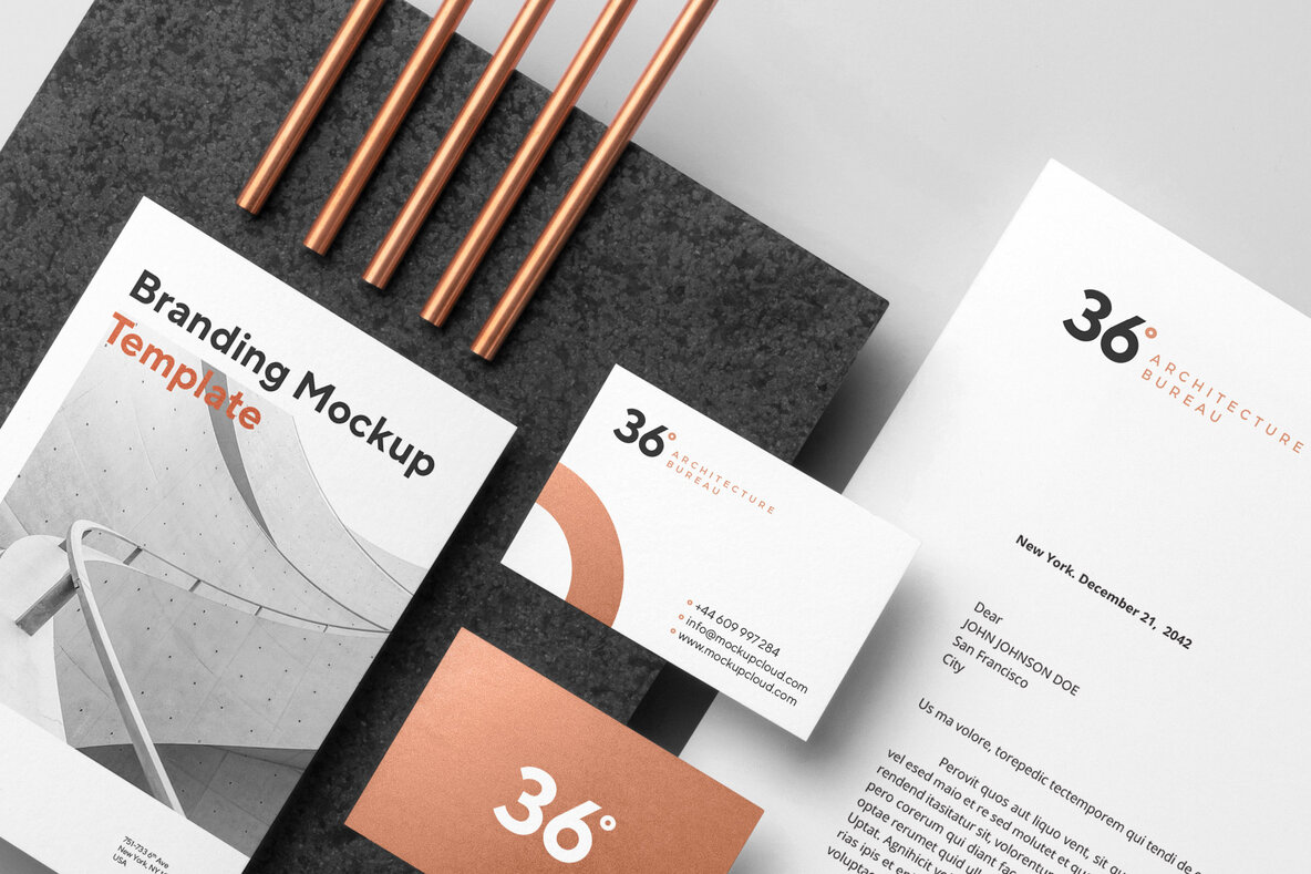 Download Copperstone Branding Mockups Vol. 1 Graphics