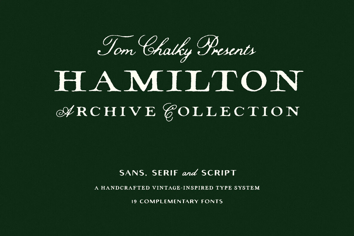 TC Hamilton Archive Collection Font