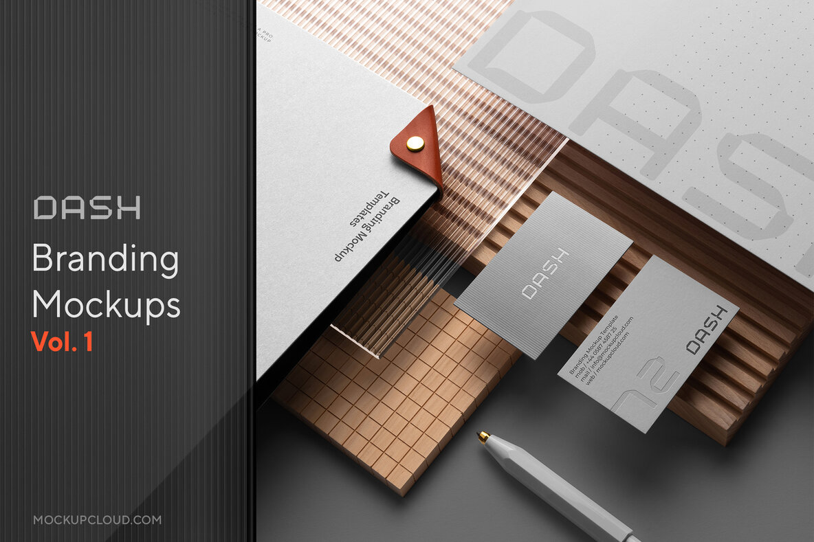 Download Dash Branding Mockups Vol. 1 Graphics