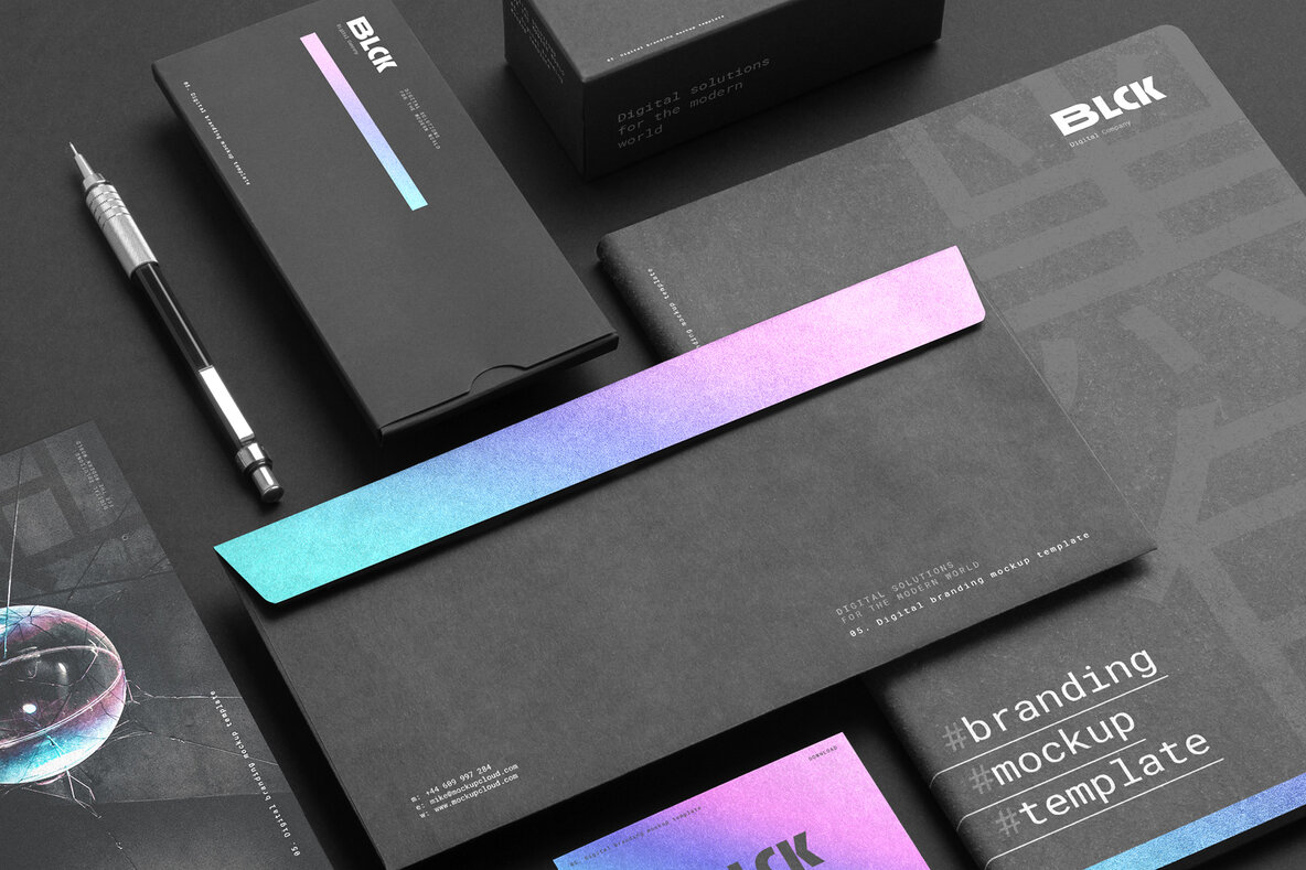 Download Blck Branding Mockups Kit Graphics