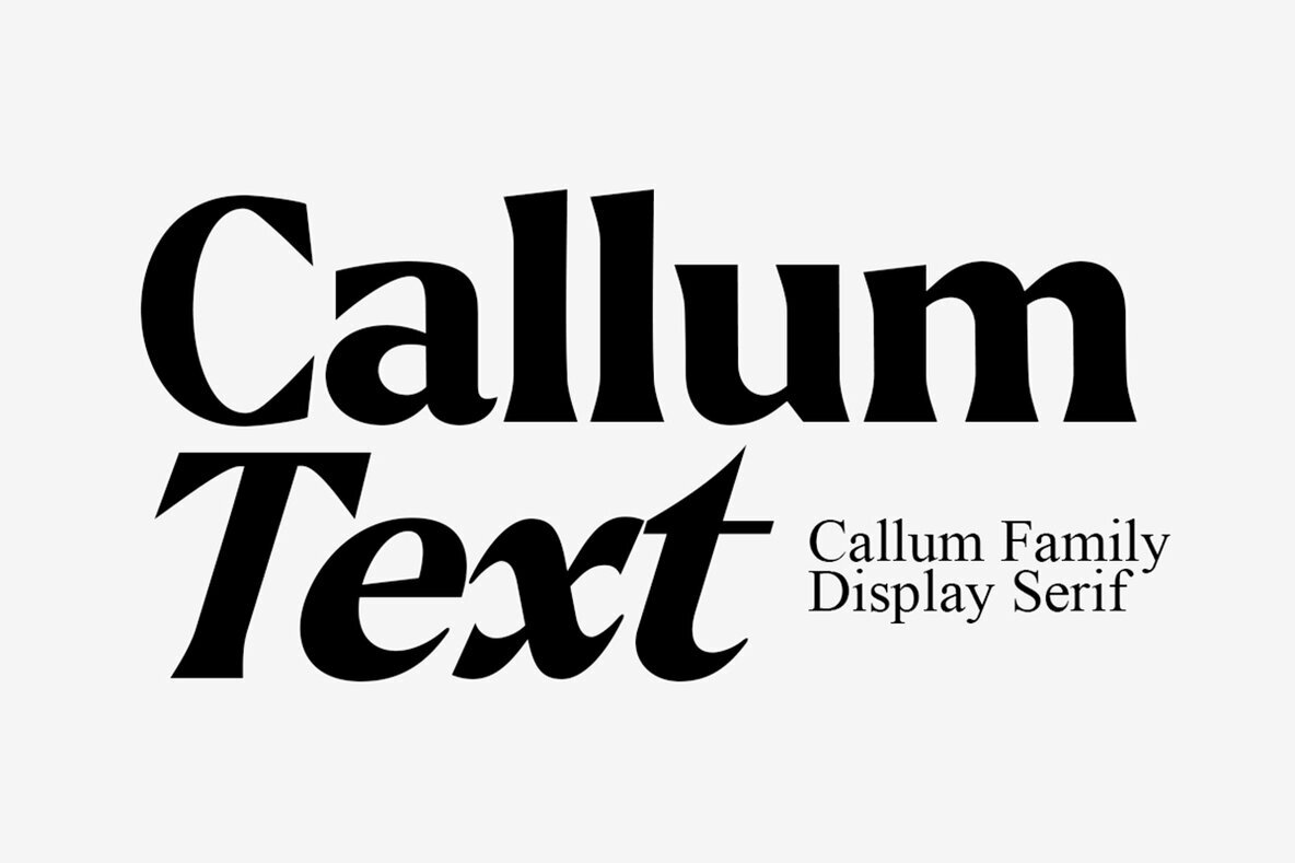 Callum Text Font