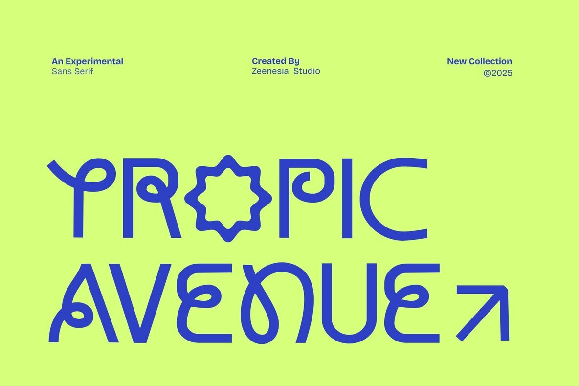 Tropic Avenue Font