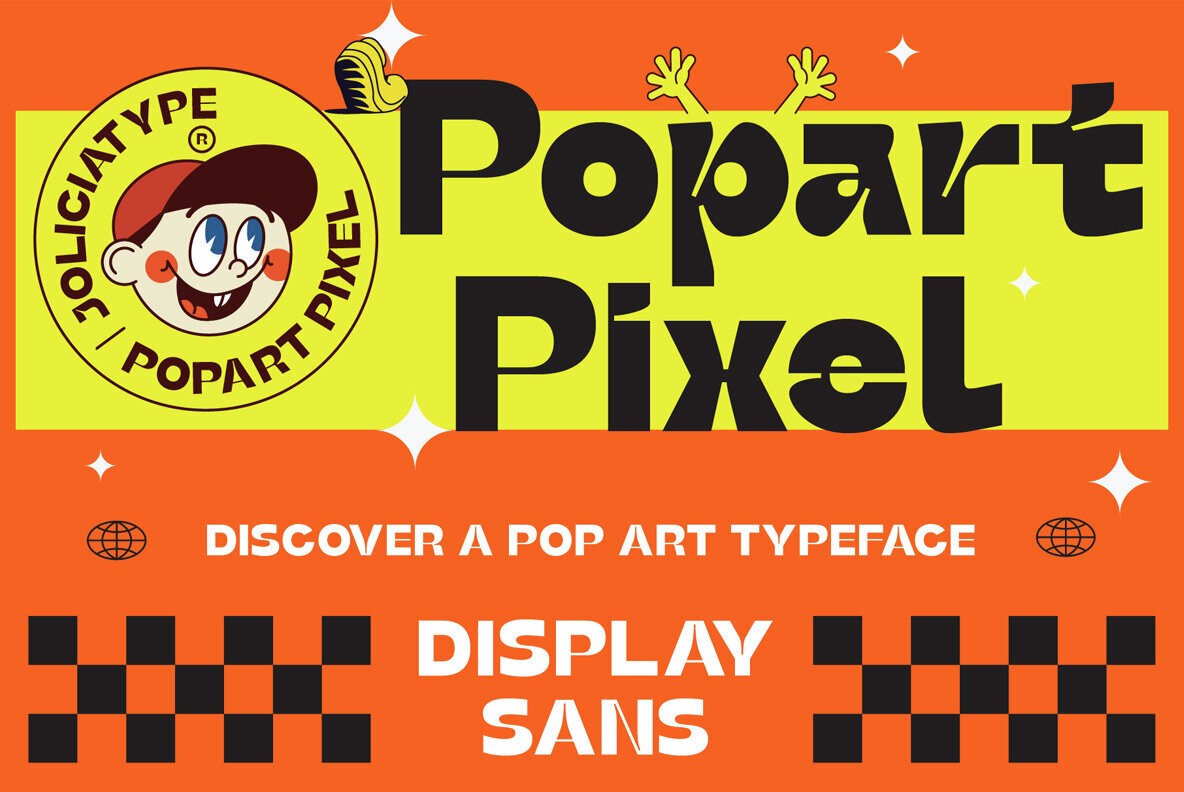 Popart Pixel Font