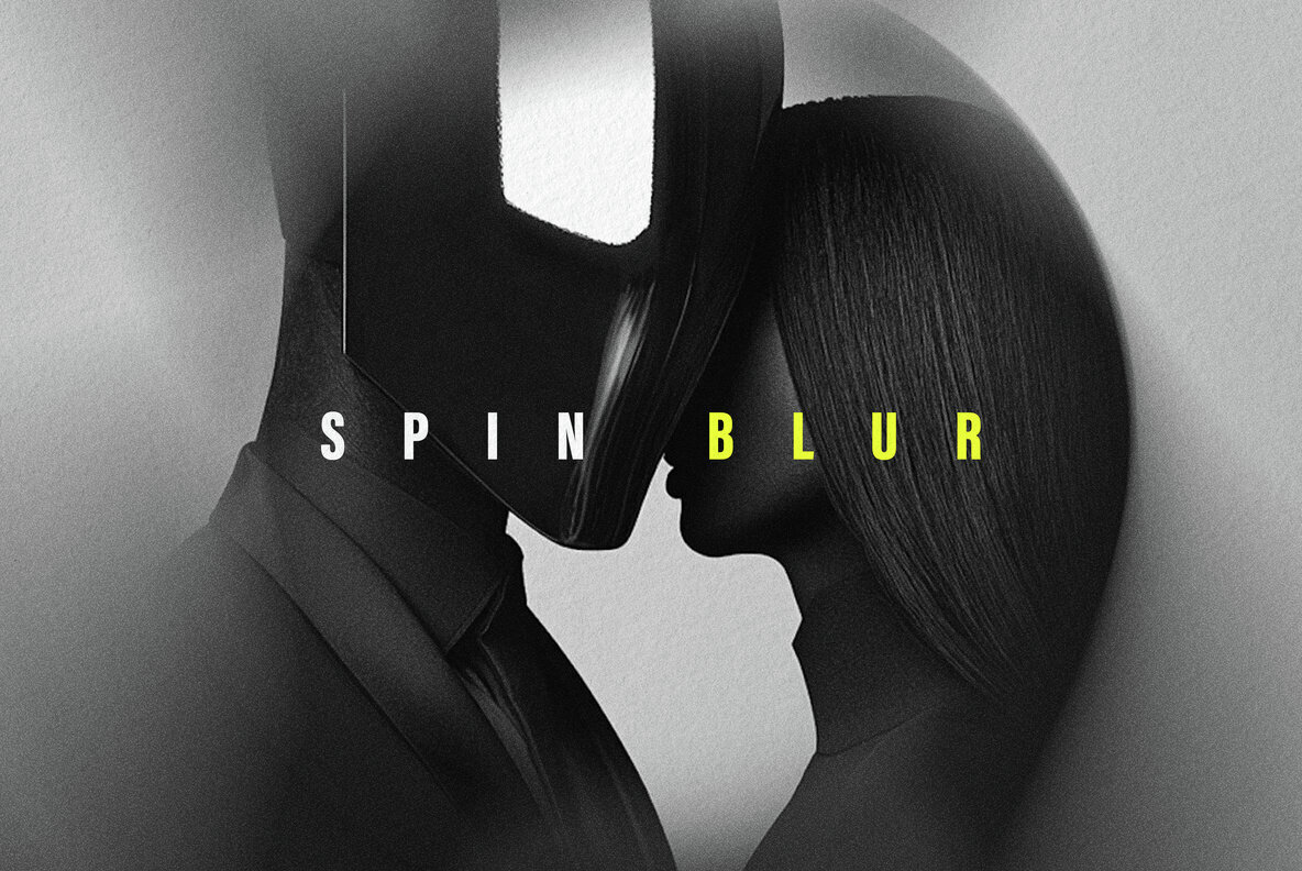 Download Spin Blur Noir Photo Effect Graphics - Image 1