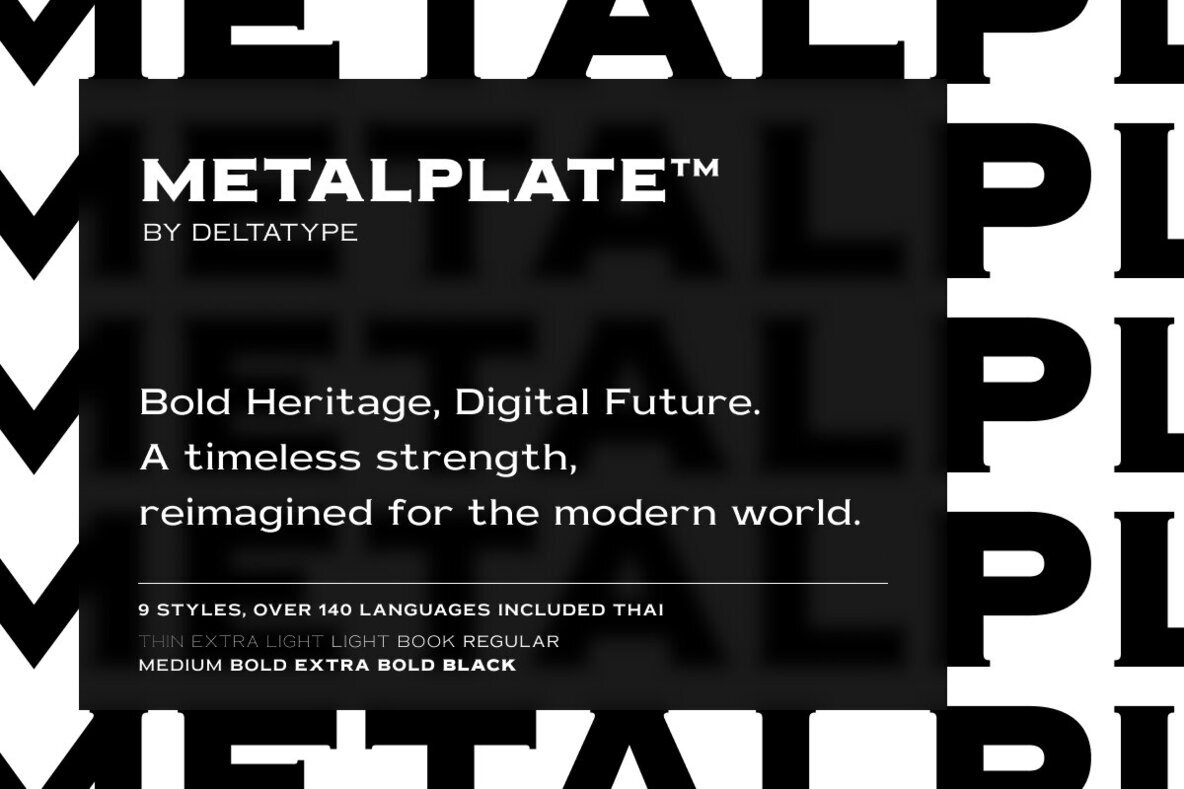 Metalplate Font - Image 1